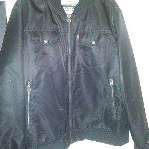 XXL Levi Bomber Jacket, Black